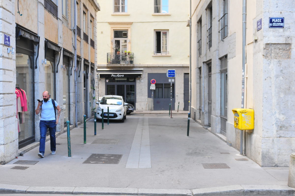 De nouvelles rues piétonnes dans la presquîle de Lyon MET