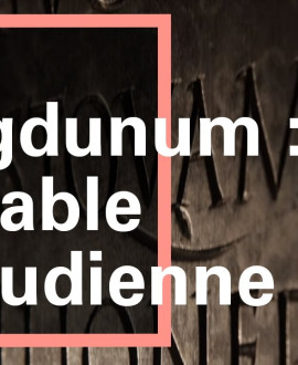 La table claudienne, 222 kg d'histoire au musée gallo-romain !