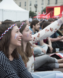 Dans la Métropole, tous aux couleurs de l'Euro !