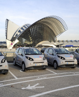 Une station Bluely à l'aéroport de Lyon !