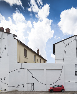 Une fresque géante sur les murs de Villeurbanne la Soie