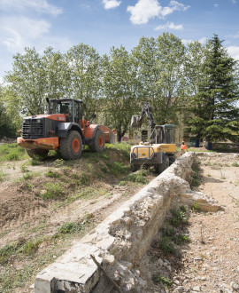 Parc Blandan : l'aménagement du fort a commencé