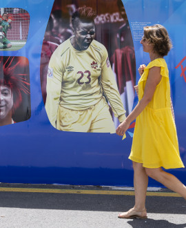 Femmes de foot, l'exposition 'Quand l'émotion débarque à Lyon'