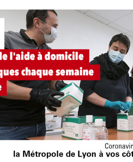 Distribution de masques aux services d'aide à domicile