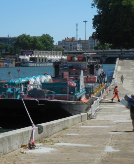 Pas de déchèterie fluviale le samedi 22 mai