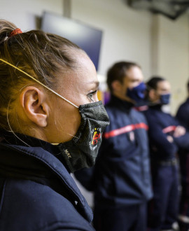 Les pompiers sur le pont pendant la crise