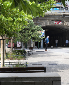 La voute ouest de Perrache ouverte aux vélos et piétons