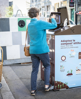 Les bornes à compost arrivent à Bron et Vaulx-en-Velin