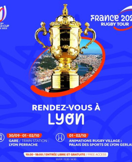 Coupe du monde 2023 : le train du rugby entre en gare !