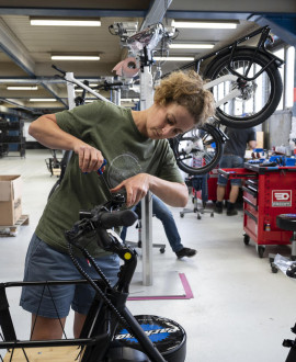 La Métropole de Lyon héberge une 'usine à vélo' à Villeurbanne