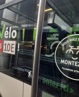 TCL : une place réservée aux vélos à bord de la ligne 10E