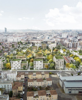 À Villeurbanne, sur l’ancien site industriel ACI un quartier se dessine