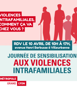 À Villeurbanne, une journée pour sensibiliser aux violences intrafamiliales