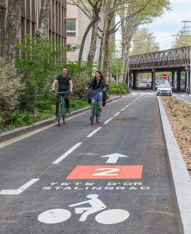 Voie Lyonnaise 2 : un tronçon inauguré le long du parc de la Tête d’Or