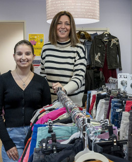 Troc modèle dans le centre-ville d'Oullins