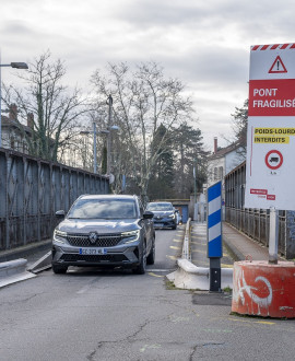 Le pont Esplette fermé à la circulation en vue de son remplacement