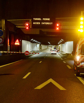 Tunnel de Fourvière : fermetures ponctuelles en mai