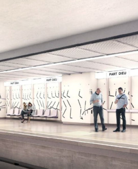 Métro : nouveau look pour la station Part-Dieu