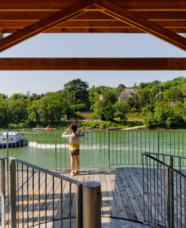 Rives de Saône : marcher, toucher, voir