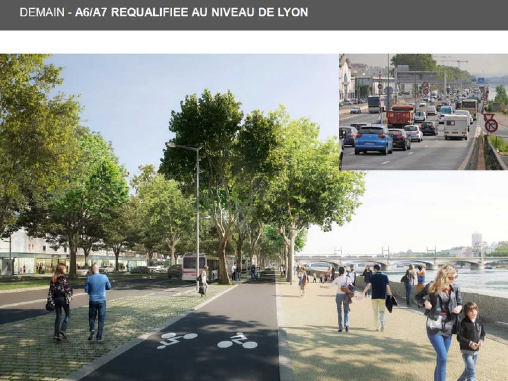 A6-A7 : le projet de déclassement en images