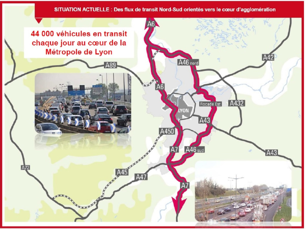 A6-A7 : le projet de déclassement en images