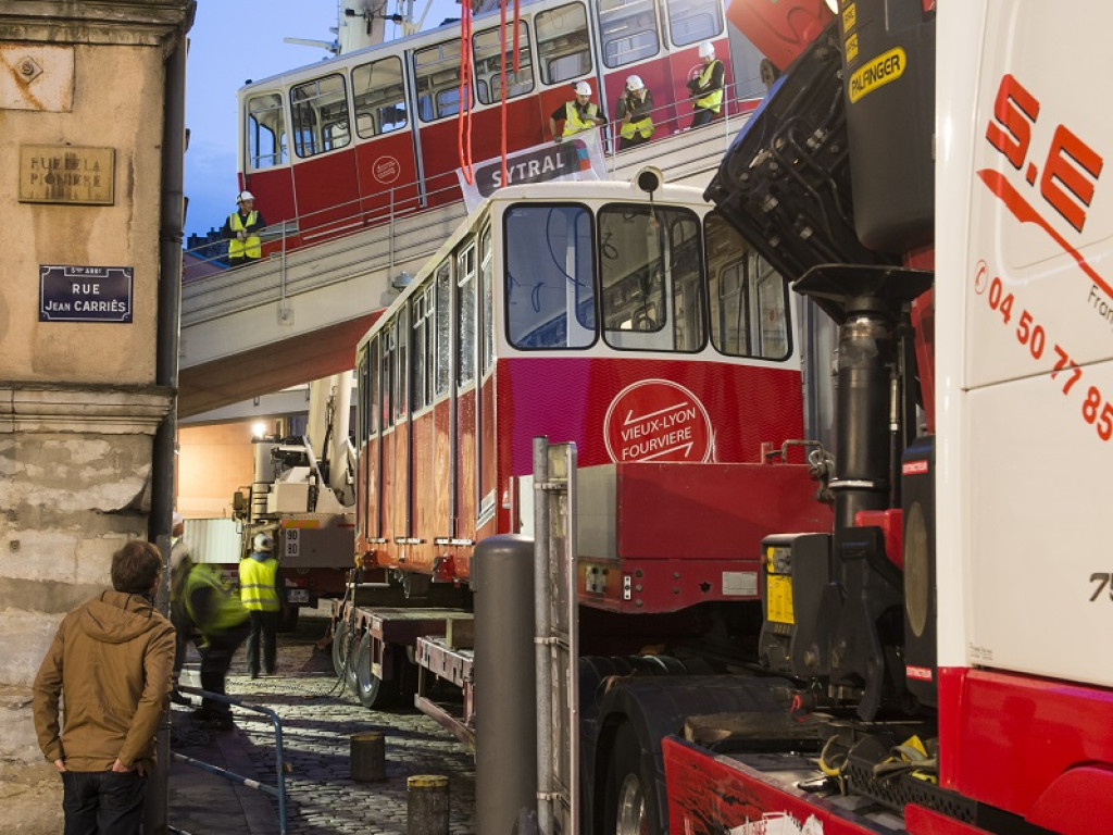 Funiculaire de Fourvière : le retour des rames rénovées