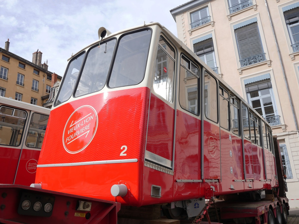 Funiculaire de Fourvière : le retour des rames rénovées