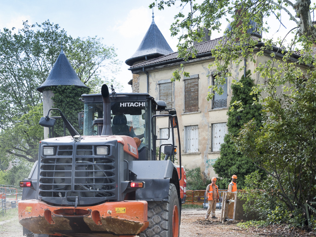 Parc Blandan : l'aménagement du fort a commencé