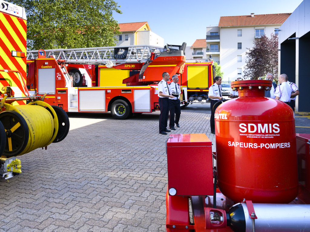 Pompiers : la caserne de Pierre-Bénite rénovée