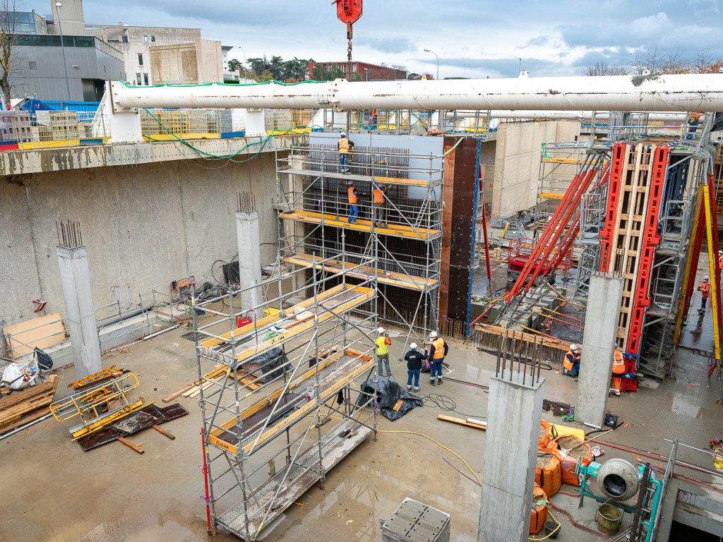 Déjà 1 km : le chantier du métro B avance vite