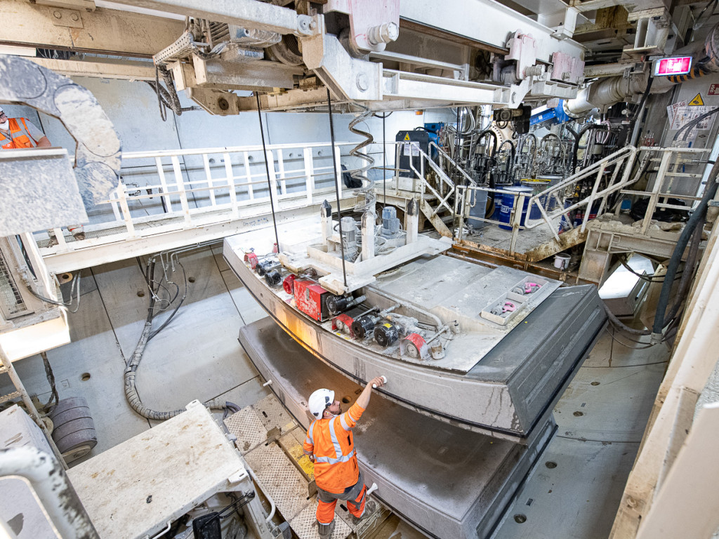 Déjà 1 km : le chantier du métro B avance vite