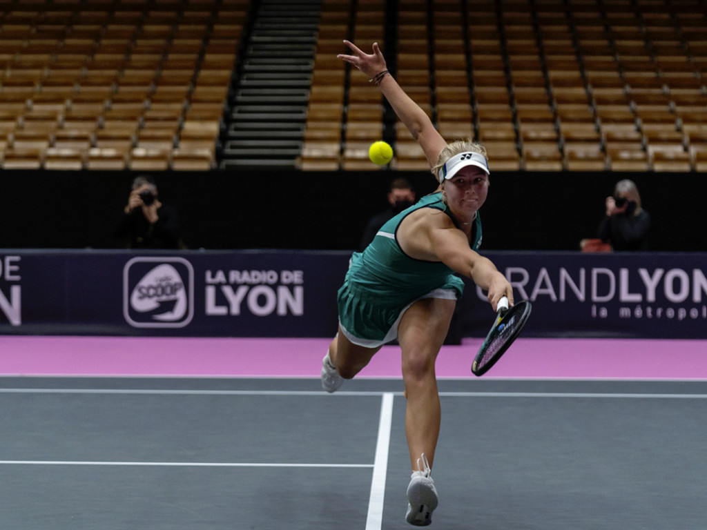 Clara Tauson, gagnante de l'open 6e Sens Métropole de Lyon