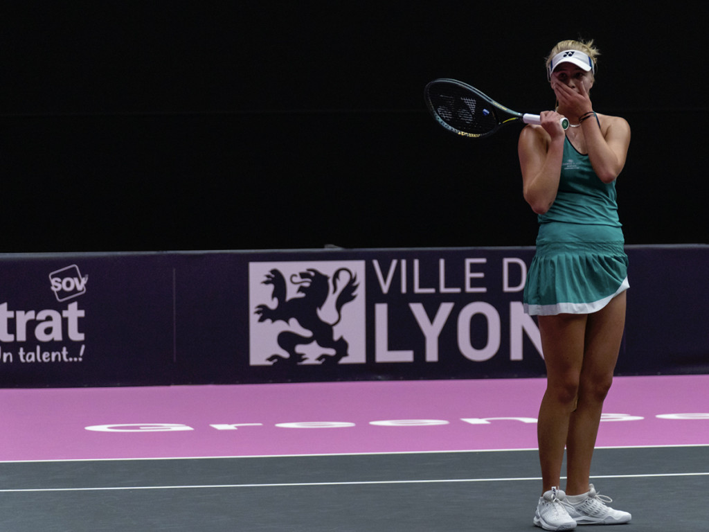 Clara Tauson, gagnante de l'open 6e Sens Métropole de Lyon