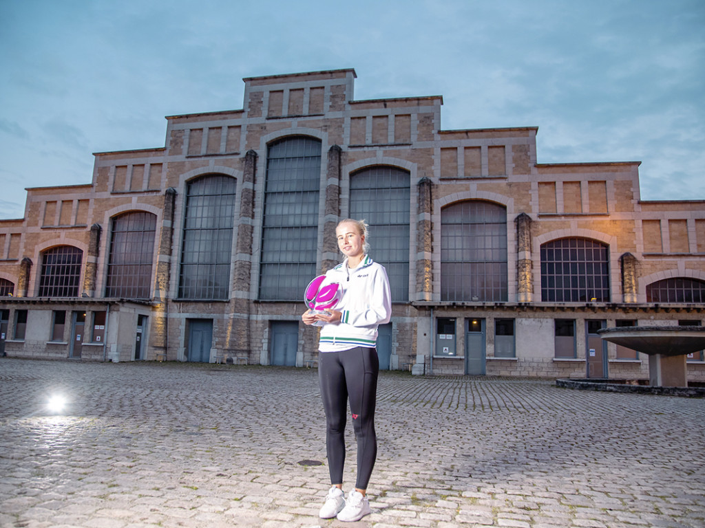 Clara Tauson, gagnante de l'open 6e Sens Métropole de Lyon