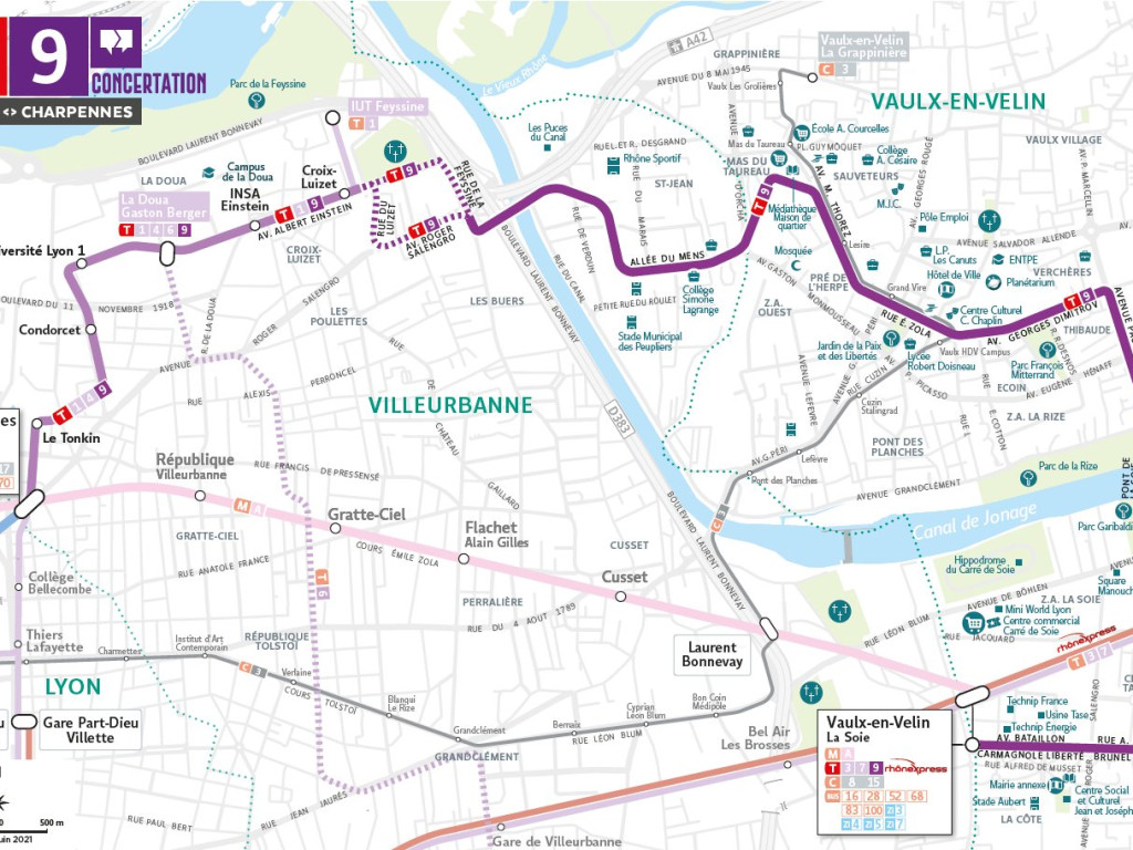 Le Sytral dévoile les grandes lignes des futurs trams T9 et T10