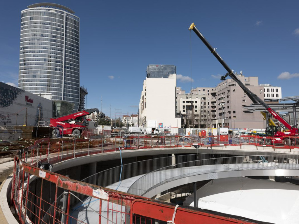 La future place Béraudier commence à se dévoiler