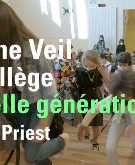 La rentrée 2021 au nouveau collège Simone Veil à Saint-Priest
