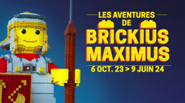Les aventures de Brickius Maximus : l’expo en briques LEGO® à Lugdunum