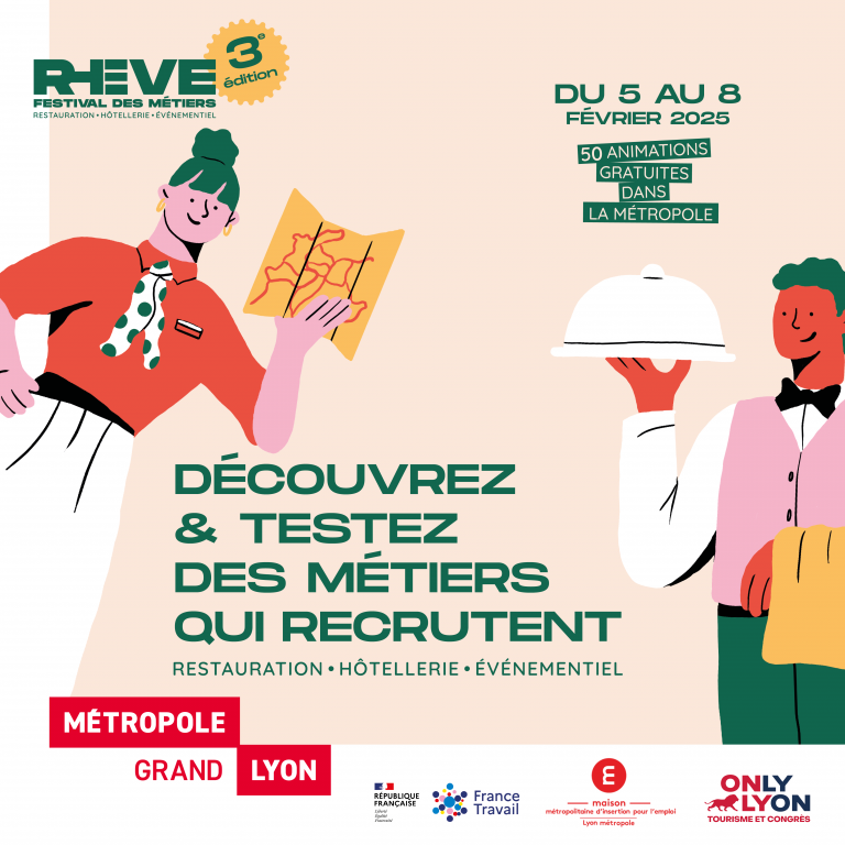 Rheve Festival : testez des métiers dans des secteurs qui recrutent !