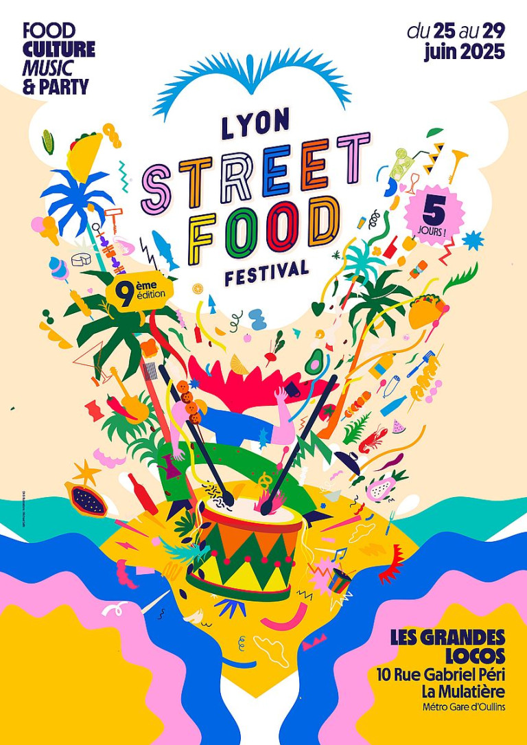 Lyon Street Food festival : venez vous régaler aux Grandes Locos