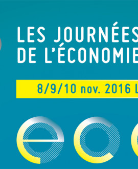 Journées de l'économie 2016 : un programme grand public et gratuit
