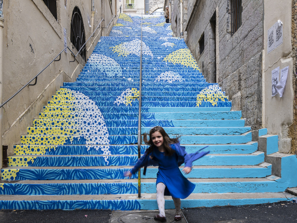 L'escalier Mermet en mode street-art