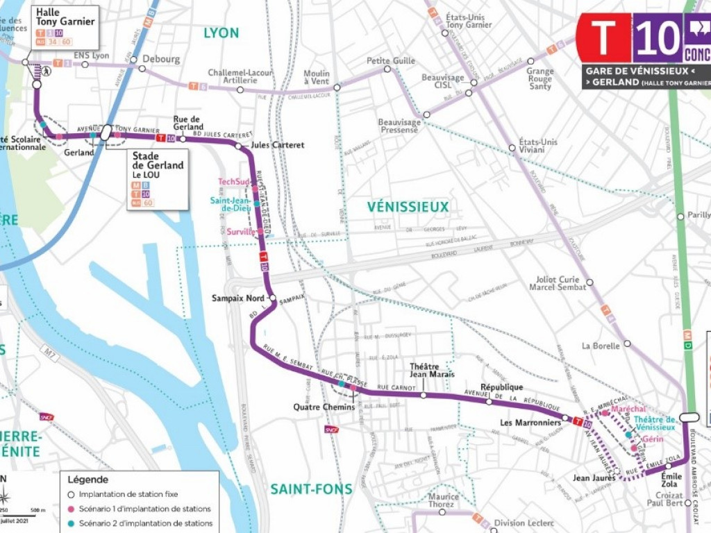 Le Sytral dévoile les grandes lignes des futurs trams T9 et T10