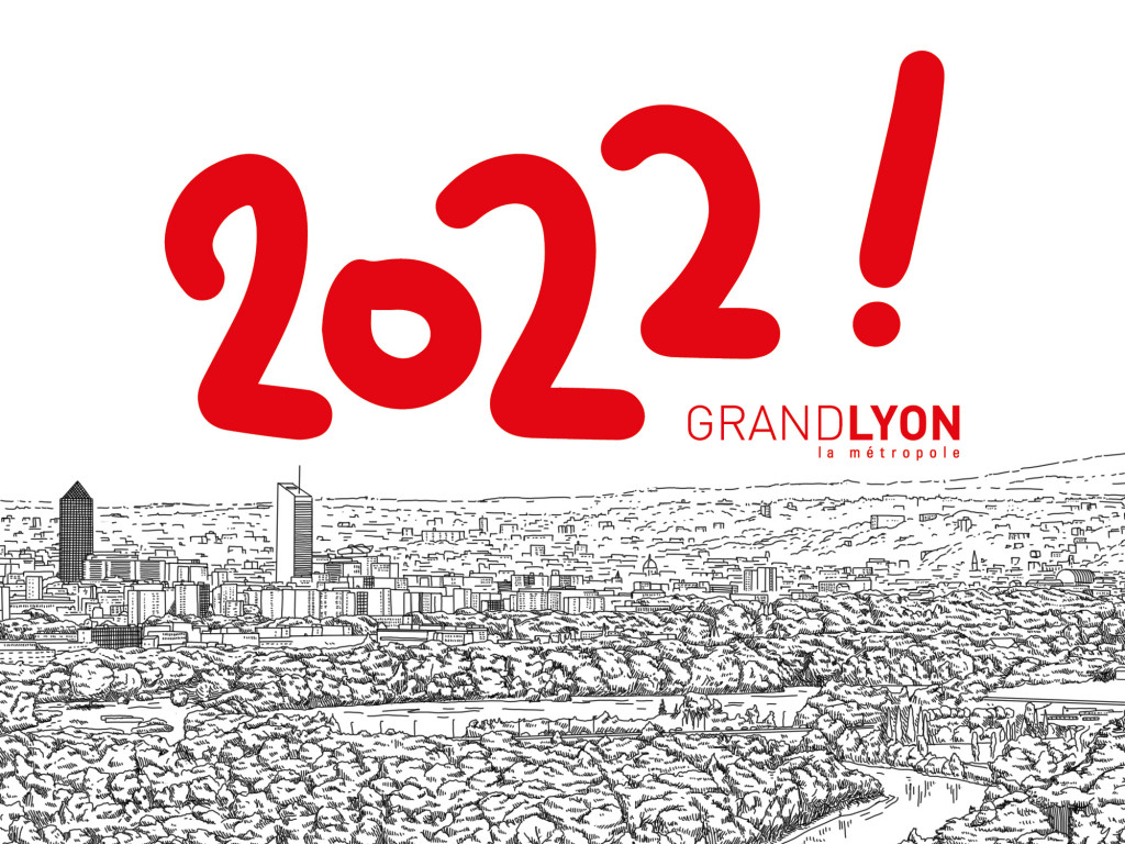 La Métropole de Lyon vous souhaite une belle année 2022