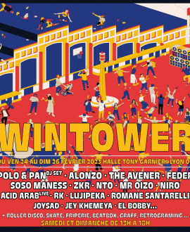 Wintower : rap et électro au programme à la Halle Tony Garnier