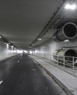 Des travaux de sécurisation dans le tunnel du boulevard des Tchécoslovaques