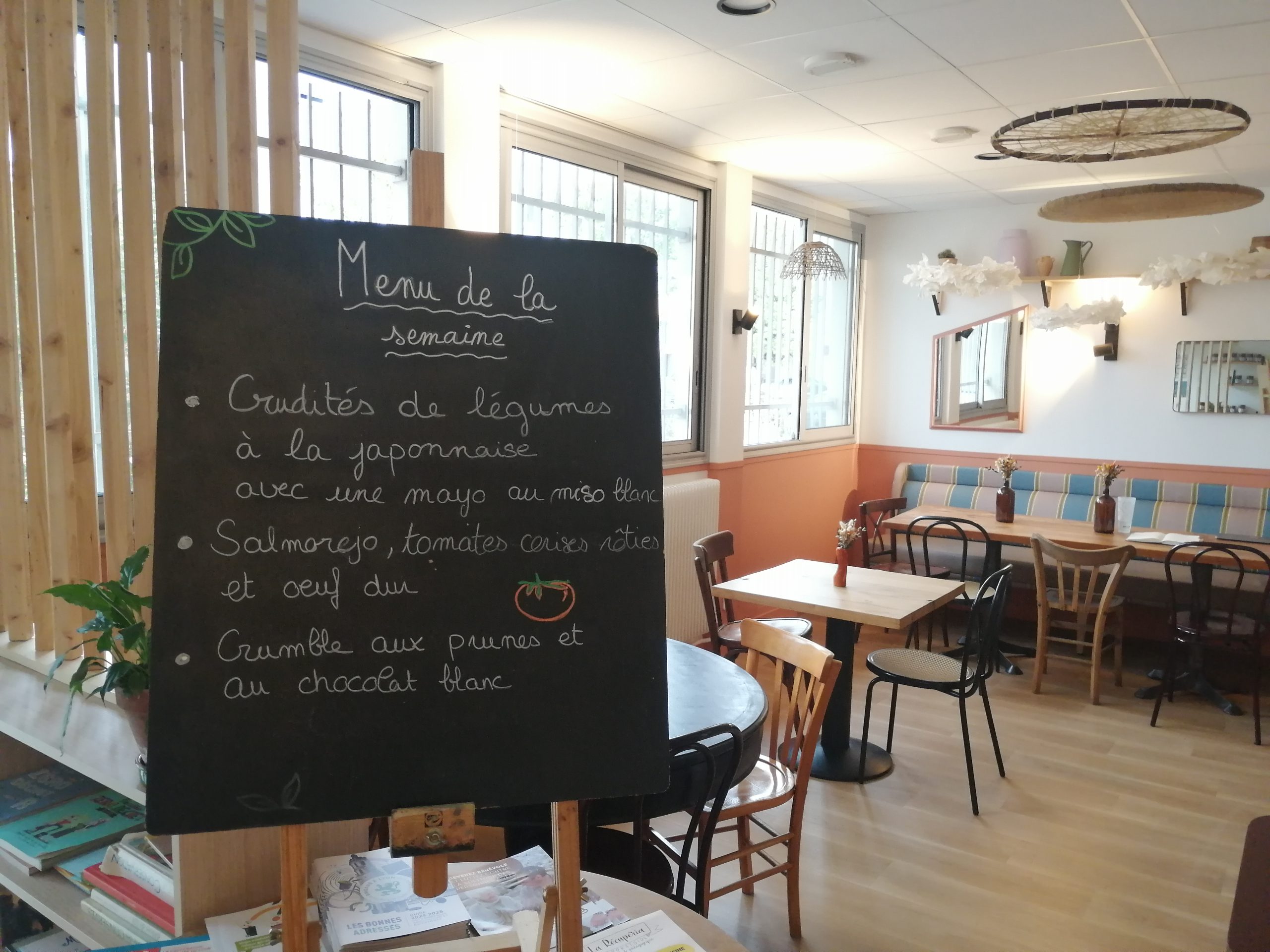 Menu de la semaine à La Récupéria